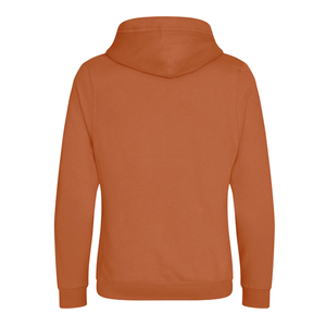 เสื้อสเวตเตอร์ผ้าฟลีซผ้าฝ้ายสีเทาทึบแบบสวมหัวคออบอุ่นและหนักมีให้เลือกทุกขนาดสำหรับฤดูหนาว - Product Image 2