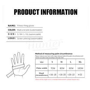 Breathable Weight Lifting Gloves <b>Half</b> Finger Gym Gloves With Wrist Support Anti <b>Slip</b> Wear Resistant Workout Glove for Unisex - Product Image 4