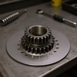 Piñón Z23 para Transmisiones de Motocicleta, Dientes Rectos con 6 Resortes - Product Image 3