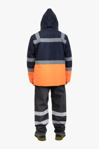 Chaqueta de Seguridad Personalizable con Logotipo, de Alta Visibilidad, Transpirable, Cómoda, de Tela de Poliéster, con Tiras Reflectantes, LED Intermitente e Impermeable - Product Image 4