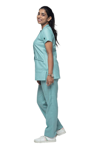 Uniformes Médicos de Verano para Mujer de Alta Calidad, Transpirables, de Algodón Tejido, para Personal Hospitalario, Venta al Por Mayor - Product Image 6