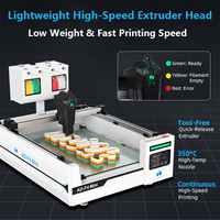 Printer 3D Huruf Industri Mingda AD-F4Mini, Operasi Stabil untuk Pembuatan Papan Nama, Pembuat Kata Bercahaya, Pencetakan Huruf Saluran