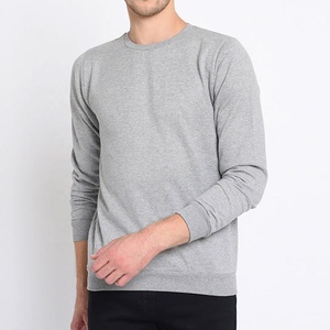 100% cotton 330gsm <b>Pullover</b> <b>Sweater</b> OEM Customize French terry Unisex Casual Round Neck Crewneck sweatshirt sweatshirts - Product Image 1