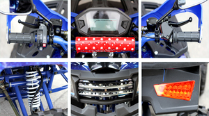 Les fournisseurs chinois produisent 110cc/125cc monocylindre refroidi par air adultes/enfants quatre roues bon marché - Product Image 4