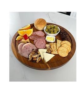 Fournisseur en gros Susan paresseuse en bois avec décoration de vaisselle de qualité exclusive pour le stockage et l'organisation de la maison - Product Image 1