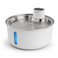 8L Intelligenter Kabelloser Sensor Edelstahl Katzen-Trinkbrunnen Automatischer Haustier-Wasserspender für Mehrere Katzen und Hunde OEM ODM