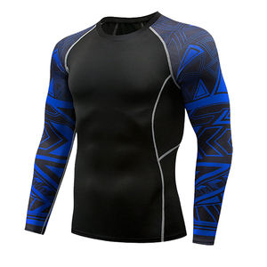 2025 personnalisé conçu MMA Rashguard Compression chemise à manches longues ou courtes Fitness Jiu Jitsu BJJ sublimé Protection UV - Product Image 2