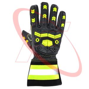 Gants en cuir de champ pétrolier de haute qualité 5 gants de conducteur de protection contre les chocs pour une utilisation en extérieur en gros au Pakistan - Product Image 2