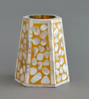 Ensemble de brûleurs d'encens en nacre attrayant, porte-encens de luxe en nacre pour Bakhoor, bois d'Oud arabe, écologique, Ramadan
