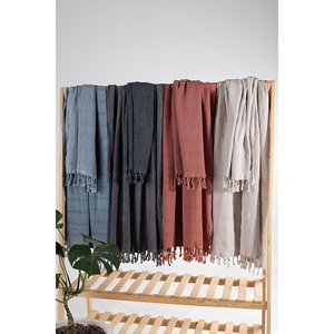 Juego de toallas de baño Peshtemal lavadas a la piedra-Punto de encuentro perfecto de naturalidad y elegancia - Product Image 4