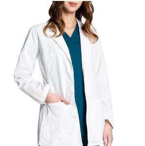 Bata médica de hospital Unisex de Color blanco personalizado, bata de laboratorio de lona transpirable de manga larga, bata de laboratorio impermeable para hombres y mujeres - Product Image 1