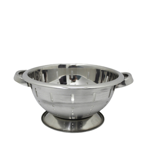 Bol rond en acier inoxydable, bol à salade de couleur argent poli mat pour la cuisine et la décoration de mariage faites à la main - Product Image 2