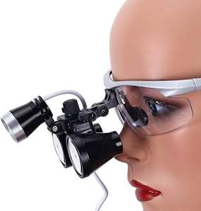 LUPAS SURGICIALES DENTALES AUMENTO 2.5X (420MM) DISTANCIA DE TRABAJO CON GAFAS .... - Product Image 5