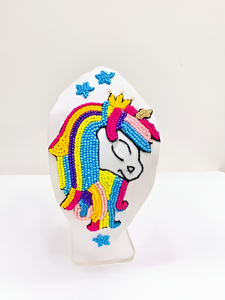 Handmade Fully Beaded Designer Hairband for Kids Beautiful Fabric Embroidered Headband at Wholesale Price - Product Image 6