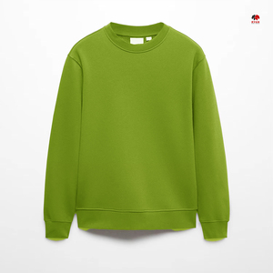 เสื้อฮู้ดดี้ปักลายล่าสุด คอกลม สำหรับผู้ชาย เสื้อสเวตเชิ้ตแบบยูนิเซ็กซ์ สกรีนโลโก้ได้ ผ้าฝ้าย 100% สไตล์วินเทจ เสื้อสเวตเชิ้ตคอกลมแบบเรียบ - Product Image 1