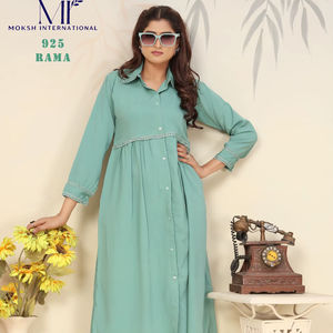 Moksh International Vente en gros de kurtis réversibles en coton pour femmes, collection ICE VOL 2 pour les occasions de mariage, Diwali et autres fêtes en Inde - Product Image 2