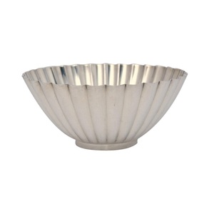 Bol de service de fruits secs de forme ronde faite à la main décoration plateau de nourriture couleur or fini pièce centrale décorative bol de Sculpture - Product Image 6