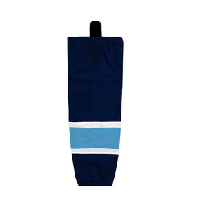 Prix de gros Ensemble d'uniformes de hockey sur glace personnalisables professionnels Chaussettes de hockey sur glace sublimées personnalisées - Product Image 2