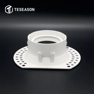 TESEASON Cutting 80mm Rimless Mr16 Die Casting Aluminium Modern Trimless Adjustable Trimless Anti Glare Downlight Frame