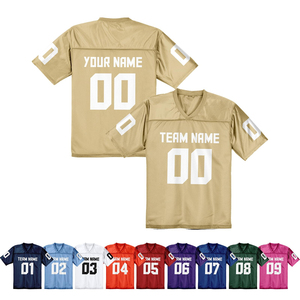 เสื้อเจอร์ซีย์แฟนฟุตบอลอเมริกันเสื้อฟุตบอลโลโก้ทีมหมายเลขทีมฤดูร้อนทำในปากีสถาน - Product Image 4