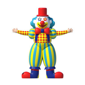 Accessoires de maison hantée dessin animé personnalisé Halloween personnage de Clown gonflable mascotte gonflable Halloween Joker - Product Image 1