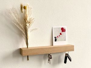 Stylish wooden <b>shelf</b> wall mounted storage <b>shelves</b> for home hotels living room kitchen bathroom home decor accessories wholesale - Product Image 5