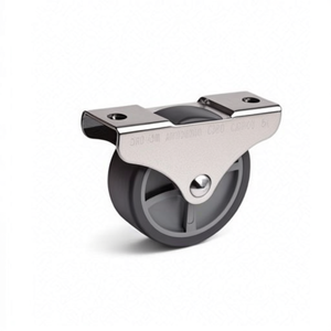 Rueda de Goma Termoplástica de 50 mm con Placa de Montaje BS, Ruedas para Muebles con Capacidad de Carga de 50 kg - Product Image 3