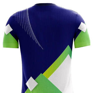 Camiseta de Poliéster Sublimada, Camisetas de Cricket Personalizadas para Hombre, Atuendo Casual Listo para la Playa, Fábrica OEM - Product Image 4