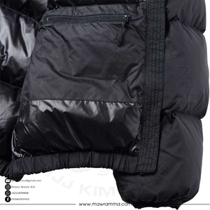 Veste matelassée décontractée à capuche pour homme, qualité supérieure, vente chaude, design patchwork/lettres, fermeture éclair sur le devant, personnalisable, respirante pour l'hiver - Product Image 5