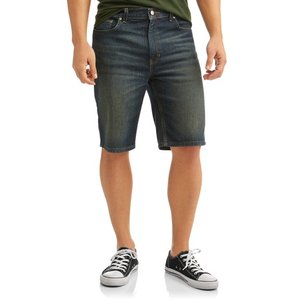 Short en jean d'été pour homme. Avec un la conception élastique de taille de cordon. Pour une tenue décontractée quotidienne. Tendance et à la mode. - Product Image 4