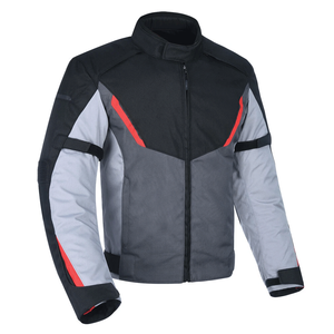 Nueva chaqueta textil para moto negra y gris para todas las estaciones, chaqueta impermeable blindada CE para viajar en motocicleta, chaqueta de aventura para hombre - Product Image 1