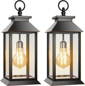 Lanterne de balcon, porte-bougie, lanterne résistante aux intempéries, lanterne décorative pour porche, lanterne pour bougie intérieure et extérieure - Product Image 2