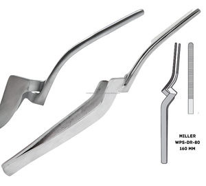 Pinzas de sujeción de papel articulador dental quirúrgico de precisión mundial, curvadas, de acero inoxidable, manuales, autoclavables, instrumento CE - Product Image 2