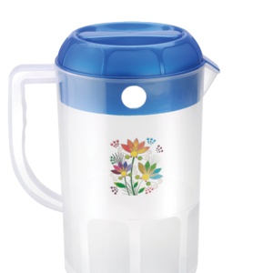 Plastic Jug with <b>Lid</b> Large Capacity New Water Jug for Drinkware - Product Image 2