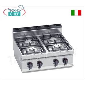 COCINA DE GAS DE 4 QUEMADORES, 21.5 kW - Product Image 4