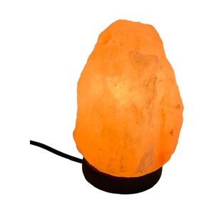 Lampe de sel naturelle sculptée écologique de l'Himalaya avec base en bois de taille personnalisable pour la décoration de la maison Feng Shui - Product Image 2
