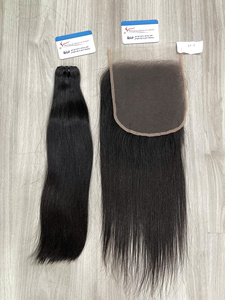 Fermeture suisse HD de qualité supérieure 2026, cheveux bruts en gros, cuticules alignées, 7x7, petits nœuds, nœud unique, fermeture suisse HD, cheveux bruts lisses - Product Image 6