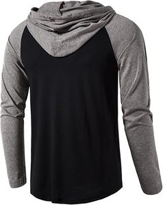 Sudaderas Casuales de Invierno para Hombre, Color Sólido, Moda, Corte Regular, 100% Algodón, Felpa, con Bolsillo - Product Image 4
