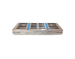 Lot de 5 plateaux de stérilisation pour instruments dentaires, en acier inoxydable durable, autoclavables, pour outils chirurgicaux - Product Image 5