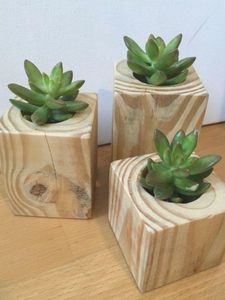 Village Wooden Flowerpot Wishing <b>Well</b> Planter Backyard <b>Garden</b> Decor Creative Wooden Planters Fir Bark Flower Pots <b>Garden</b> - Product Image 5