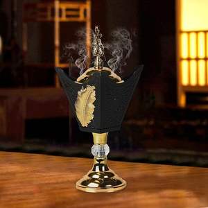 เตาเผาเครื่องหอมทองเหลือง คอลเลคชั่นคุณภาพ สำหรับตกแต่งบ้าน ทนทาน ใช้สำหรับพิธีกรรมทางศาสนา เครื่องหอมอินเดีย 100% จากธรรมชาติ ออกแบบตามสั่ง - Product Image 5