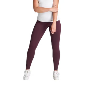 Super doux personnalisé taille haute Gym Fitness collants haute qualité femmes entraînement Yoga pantalon élastique taille fermeture imprimé motif - Product Image 3