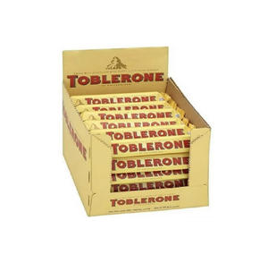 Barras de chocolate con leche Toblerone de 100g, paquete de 72 unidades, cantidades completas de paletas para cadenas de supermercados y distribución a clubes mayoristas - Product Image 1