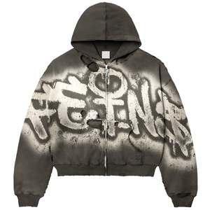 OEM Customizable 100% High Quality <b>Men's</b> Classic Pullover <b>Hoodie</b> 280-300 Gsm Fleece (Cotton-Polyester Blend) Digital Sweatshirt - Product Image 3