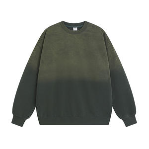 เสื้อสเวตเตอร์เทอร์รี่ 370gsm ปี 2026 ขายส่ง เสื้อสเวตเตอร์ผ้าฝ้ายหนาน้ำหนักมากสไตล์วินเทจฟอกสี เสื้อฮู้ดดี้และเสื้อสเวตเชิ้ตโอเวอร์ไซส์สำหรับผู้ชาย - Product Image 6