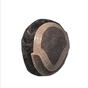 Peluca de Cabello Humano Taz Hair BD, Ondulado, Prótesis Capilar, 100% Cabello Remy Chino, con Frente de Encaje y Base Mono - Product Image 3