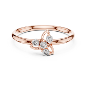 Heer jewels Bague de luxe 10K Design tendance pour femme - Product Image 2