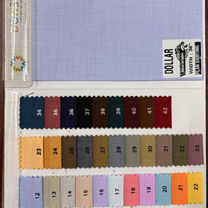 Poly Viscose Slub Texture Dollar 36 Shirting Fabric Grado de exportación para camisas para hombres y mujeres en precio asequible - Product Image 1