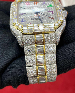 Reloj de Diamantes VVS de la Mejor Calidad, Reloj de Diamantes Cultivados en Laboratorio, Joyería de Moda - Product Image 3