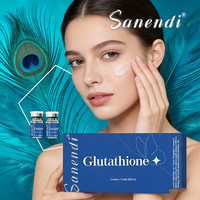 Ampoule de soin coréen professionnel Sanendi en gros, sérum éclaircissant pour le visage à la vitamine C PDRN, 7 ml, 5 flacons